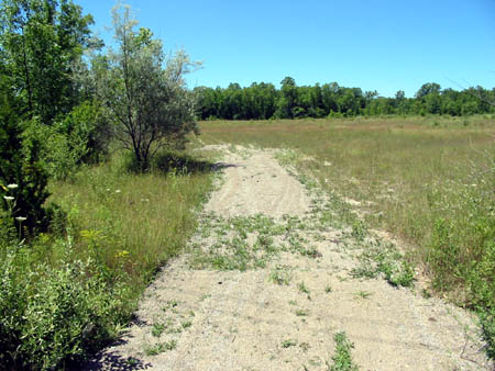 Sunset Drive-In Theatre - Driveway - Photo From Water Winter Wonderland (newer photo)